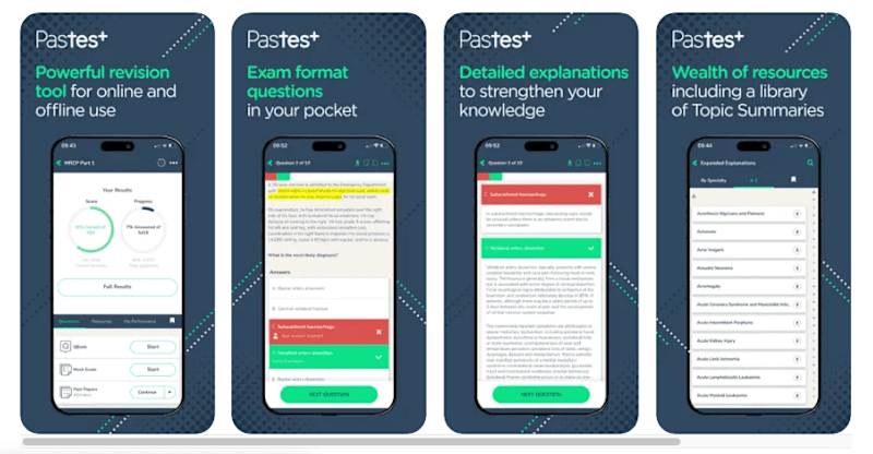 Cover image for PasTest - UK's popular app for Medical Revision preparation