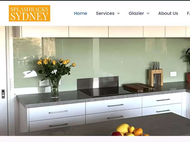 Cover image for Splashbacks Sydney – Website Development