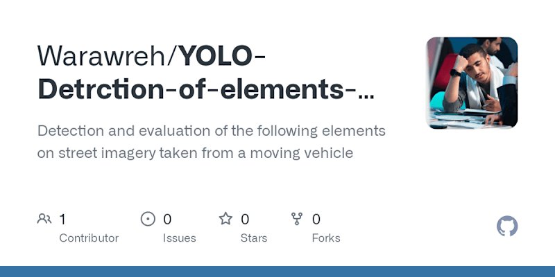 Cover image for Warawreh/YOLO-Detrction-of-elements-on-street