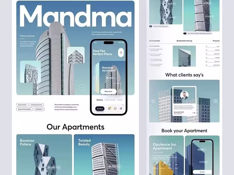 Cover image for Framer website landing page ui/ux design (https://www.behanc...