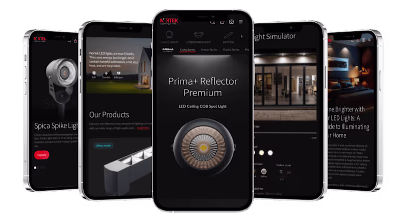 Cover image for Pixel Perfect work for Nortek Lighting