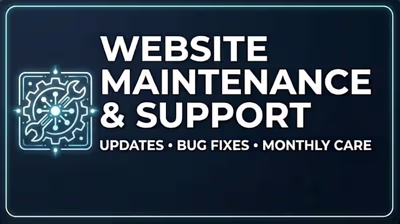 Cover image for Website Maintenance & Monthly Support