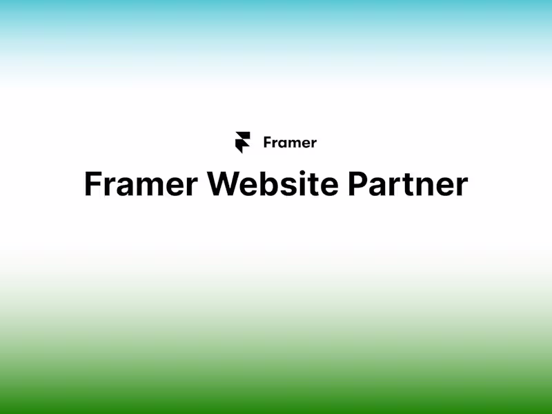 Cover image for Framer Website Partner - All Inclusive Solution