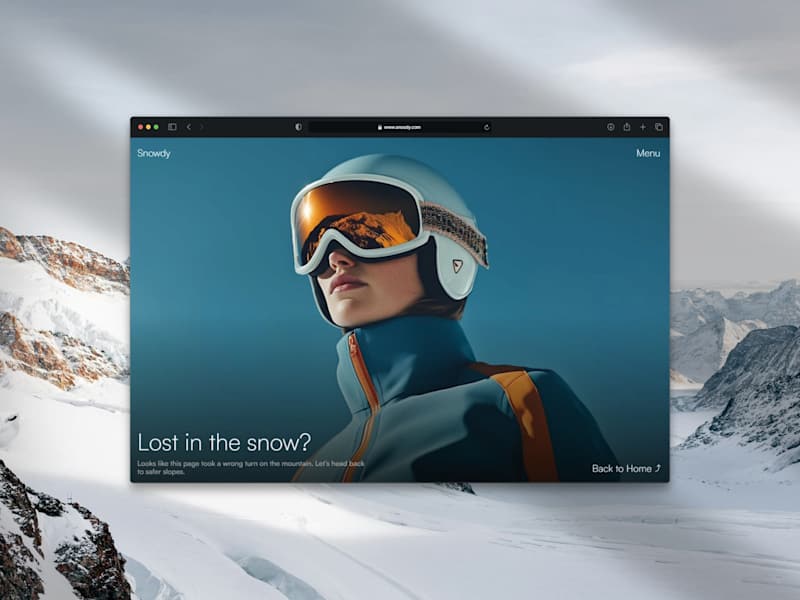 Cover image for Snowdy ��– Dynamic Portfolio for Modern Snowboarders