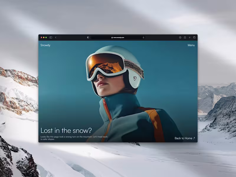 Cover image for Snowdy – Dynamic Portfolio for Modern Snowboarders