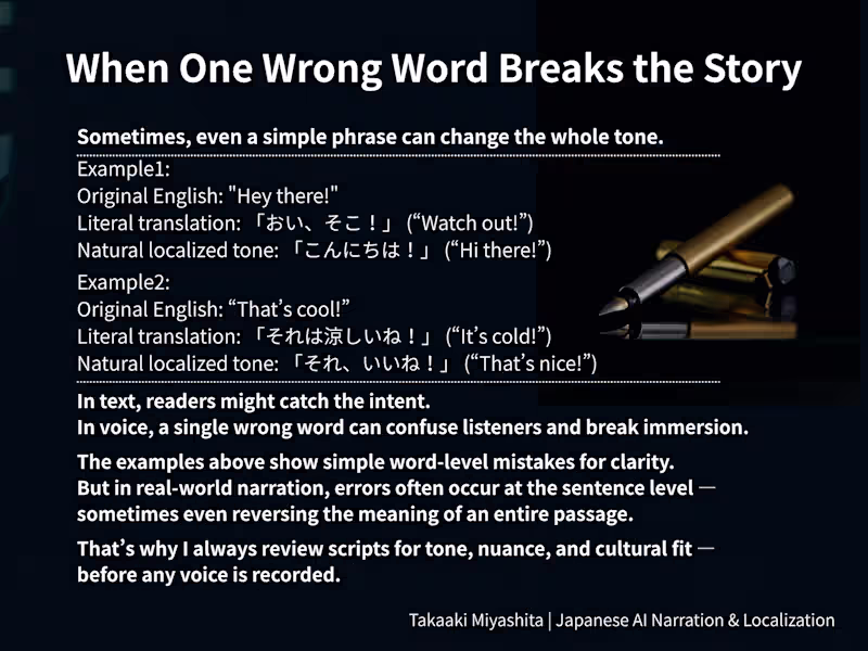 Cover image for A single mistranslated phrase can