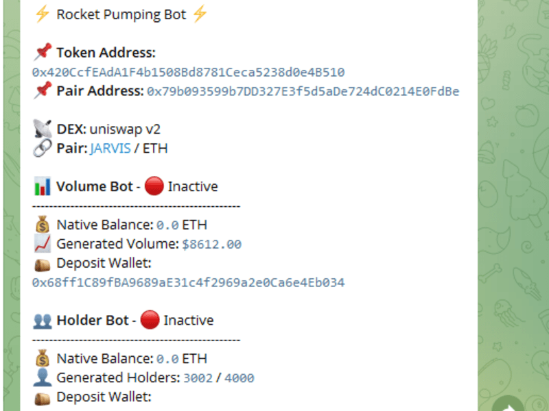 Cover image for Meme Token Volume & Holder Booster Bot