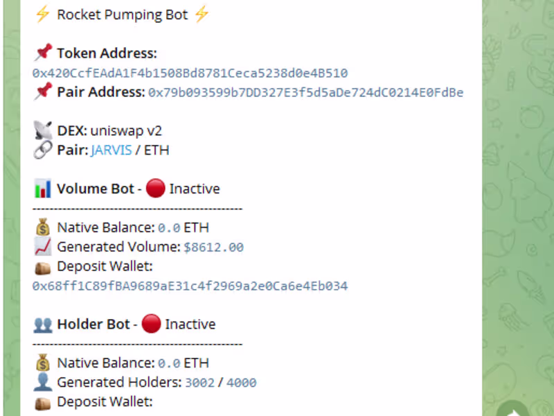 Cover image for Meme Token Volume & Holder Booster Bot
