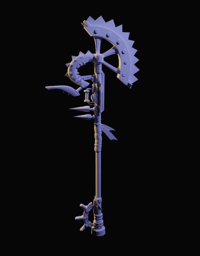 Cover image for Axe model concept art