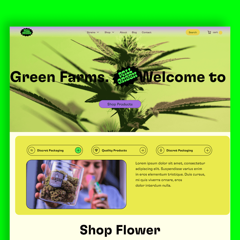 Cover image for Cannabis Brand Redsign