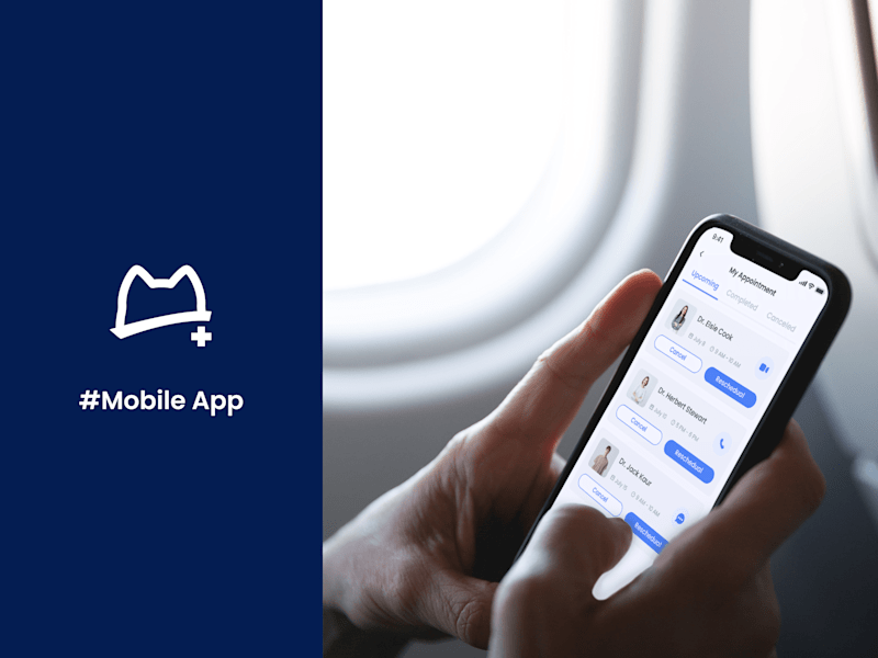 Cover image for Mobile App | Pet Healthcare App UI Design