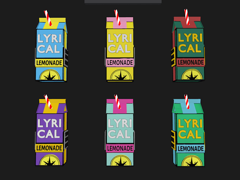Cover image for 3D Lyrical Lemonade Cartons