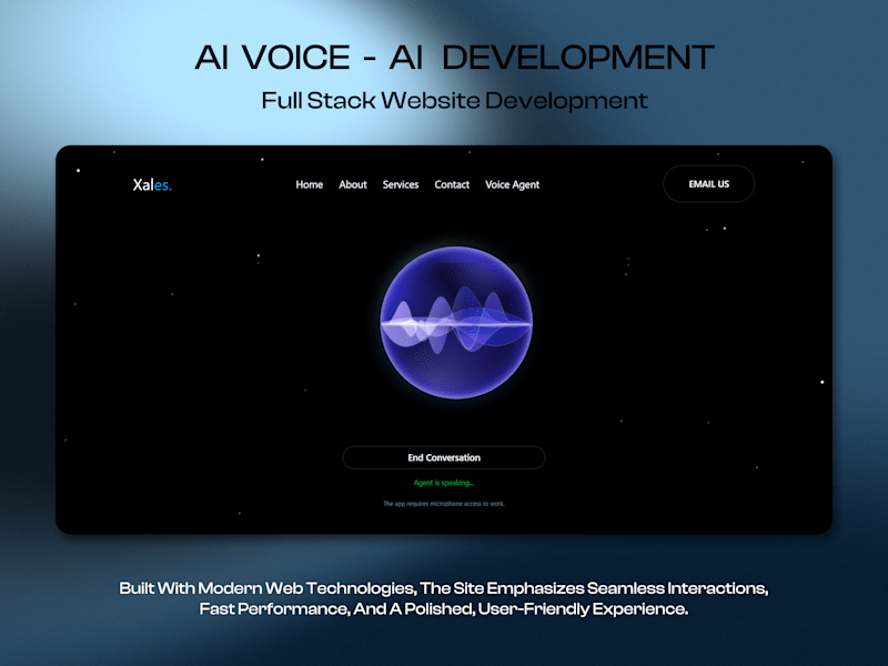 Cover image for Xales - AI Voice Agent Development