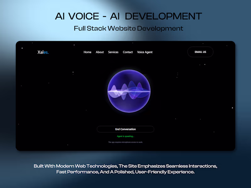 Cover image for Xales - AI Voice Agent Development
