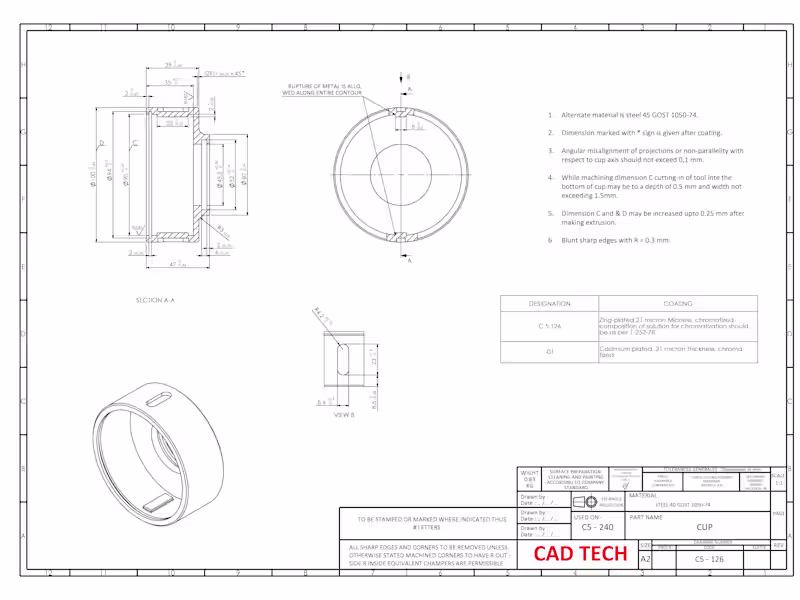 Cover image for I will 2D drawing & 3D modelling design
