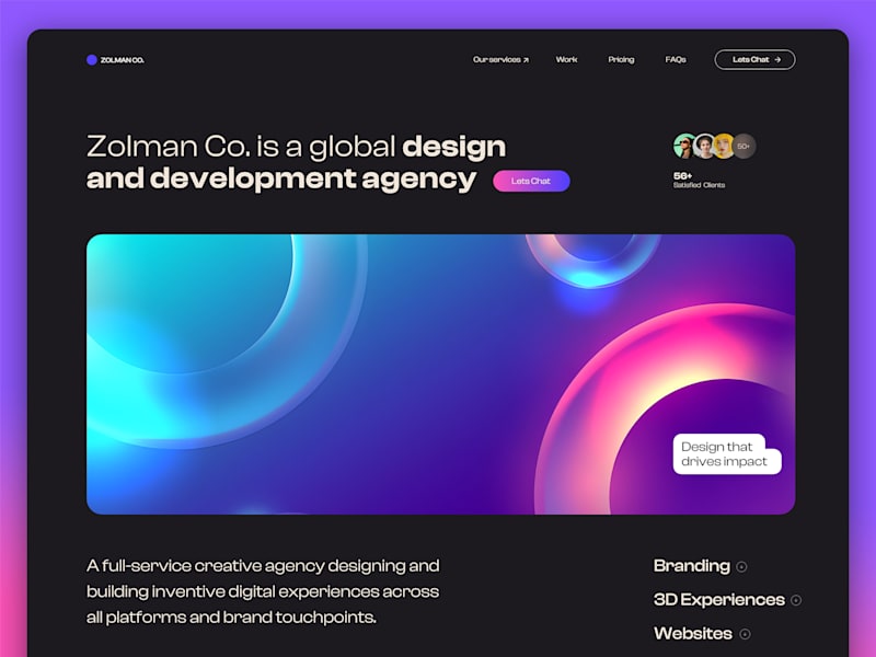 Cover image for Zolman Co Brand identity & Webdesign