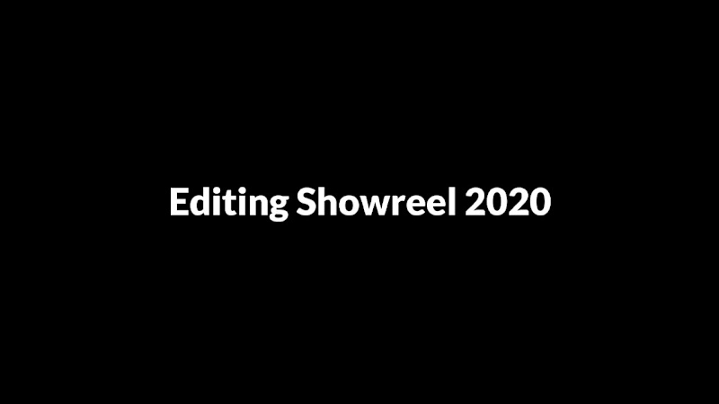 Cover image for Editing Showreel 2020 I Video Editing - YouTube
