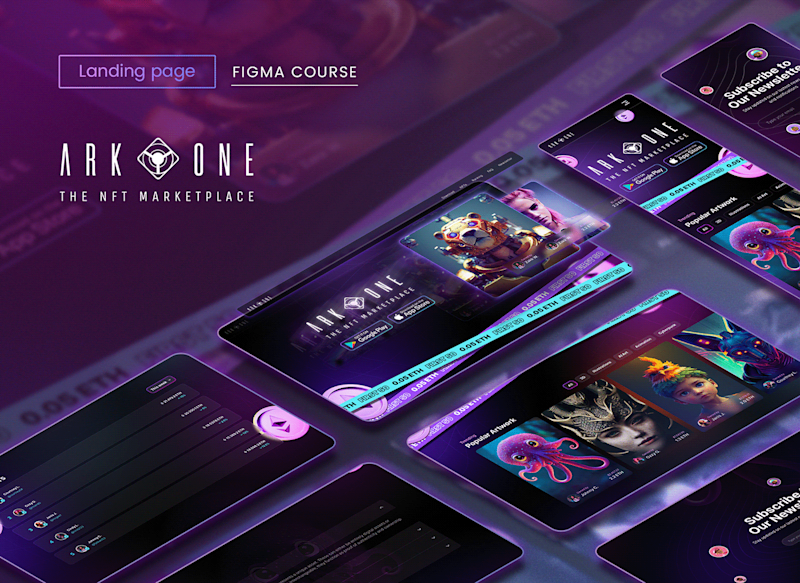 Cover image for ARK ONE - Landing page (Desktop + Mobile)