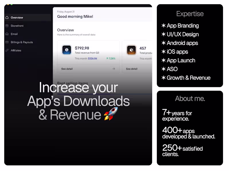 Cover image for Expert in ASO (App Store Optimization) and App Marketing