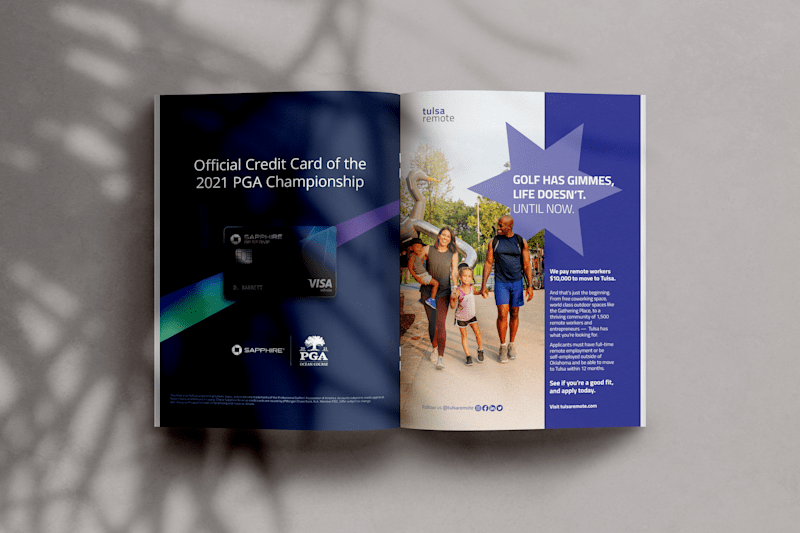 Cover image for Tulsa Remote Print Ad Design