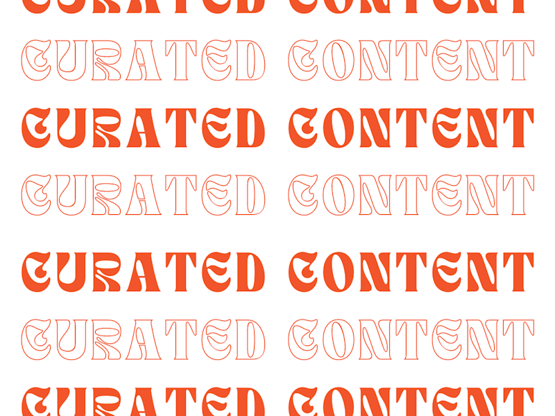 Cover image for Curated Content