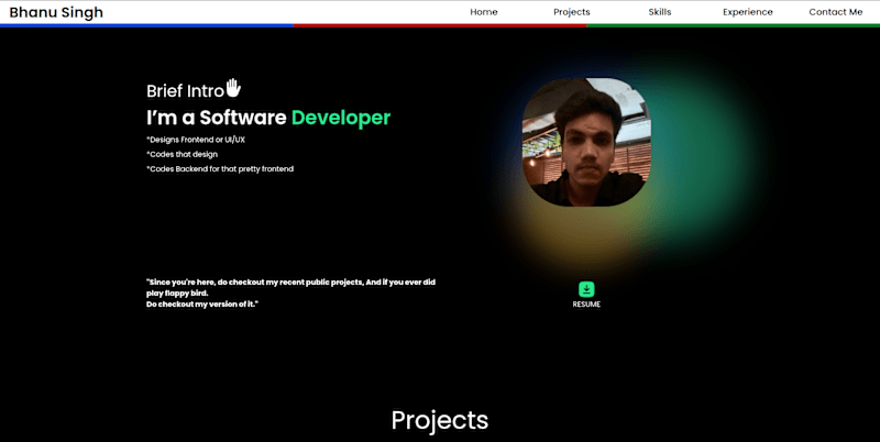 Cover image for Portfolio Website