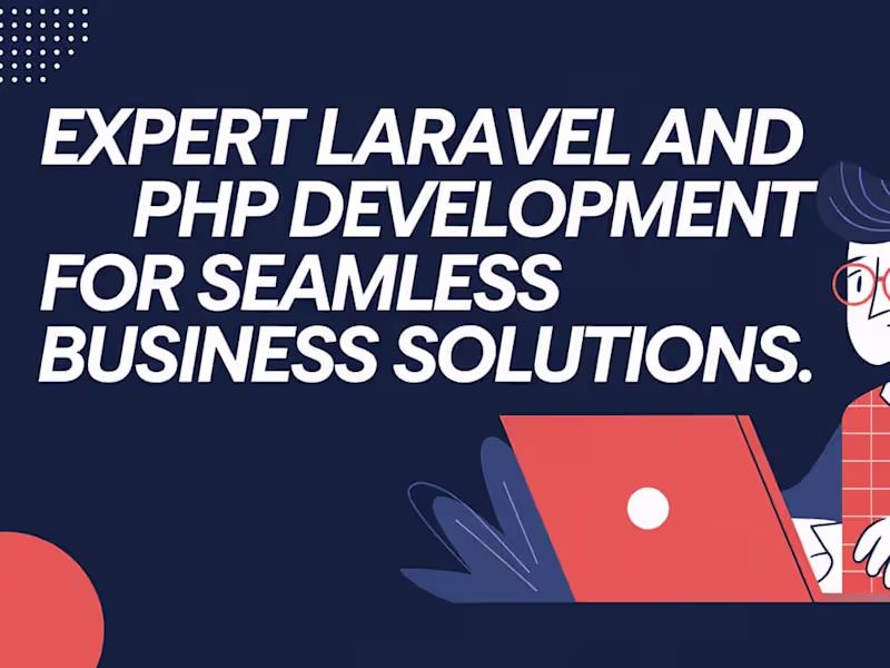 Cover image for I will create custom PHP, Laravel, and CodeIgniter web apps