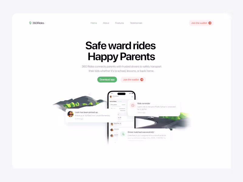 Cover image for 360Rides Website Design & Development