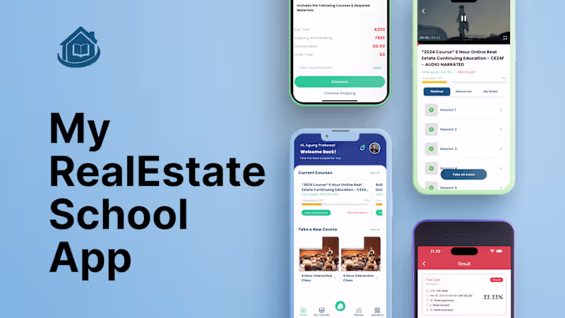 Cover image for MyRealEstateSchool App