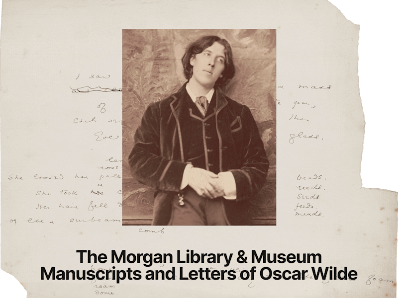 Cover image for Manuscripts & Letters of Oscar Wilde. Website