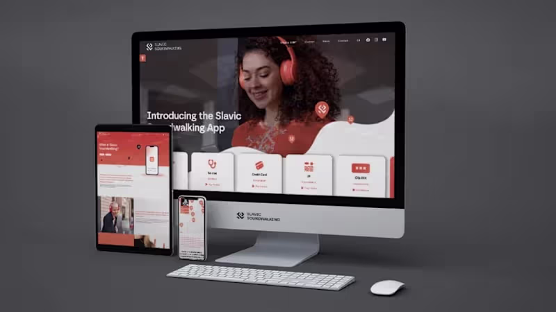 Cover image for Slavic Sound Walking Website Development