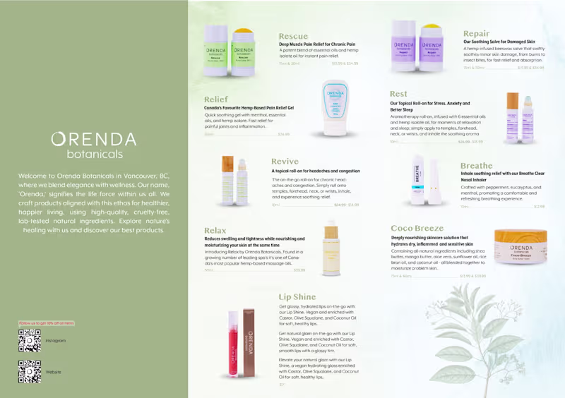 Cover image for Orenda Botanicals