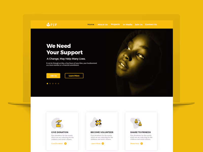 Cover image for NGO Website design