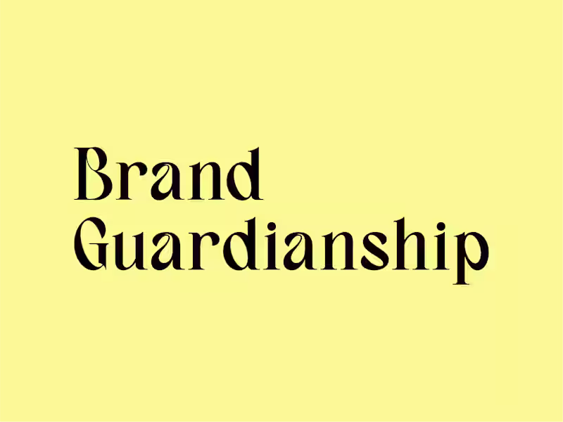 Cover image for Brand Guardianship - Art Director