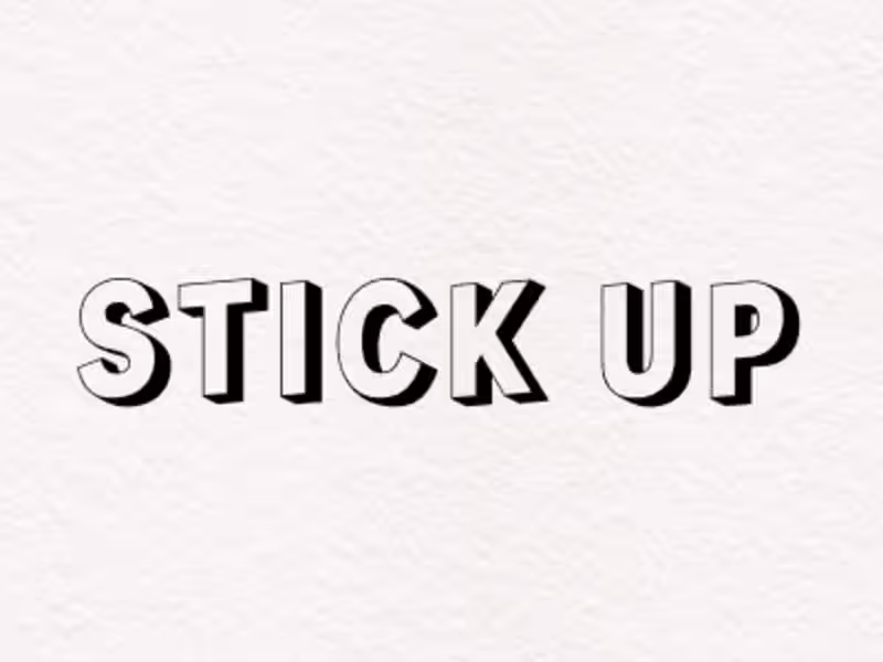Cover image for STICK UP