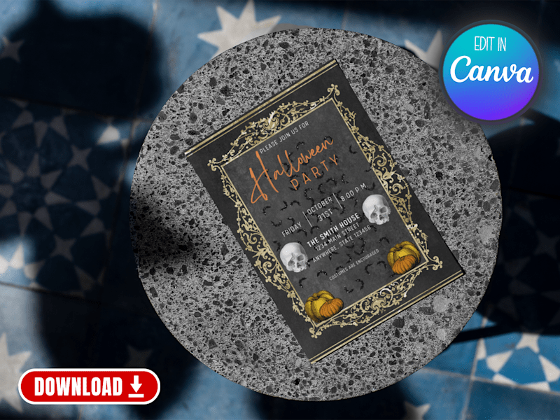 Cover image for Halloween Party Invitation Template