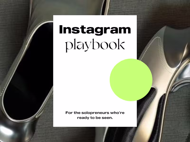 Cover image for Instagram Playbook