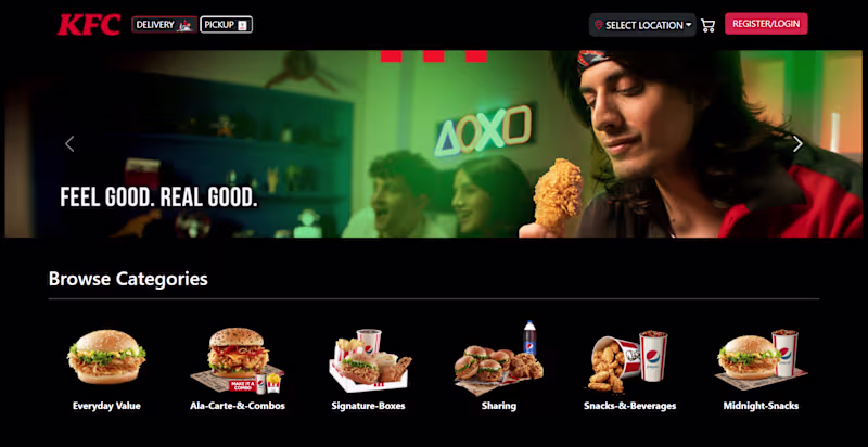 Cover image for Kfc Project with ReactJs