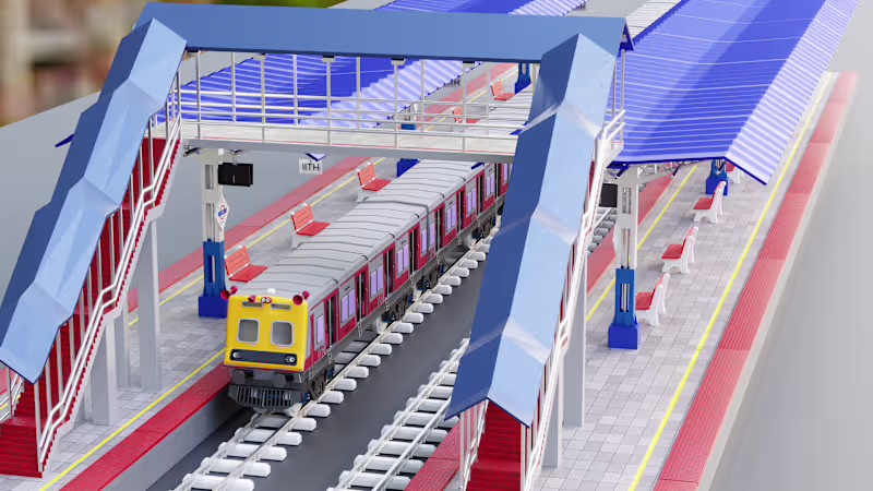 Cover image for 🚆 Indian Railway Station –