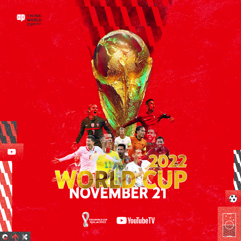 Cover image for World Cup Qatar 2022 - Powerd by YouTube