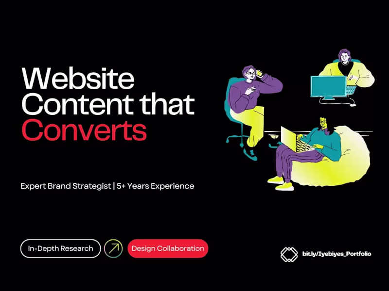 Cover image for Website Content Writing 