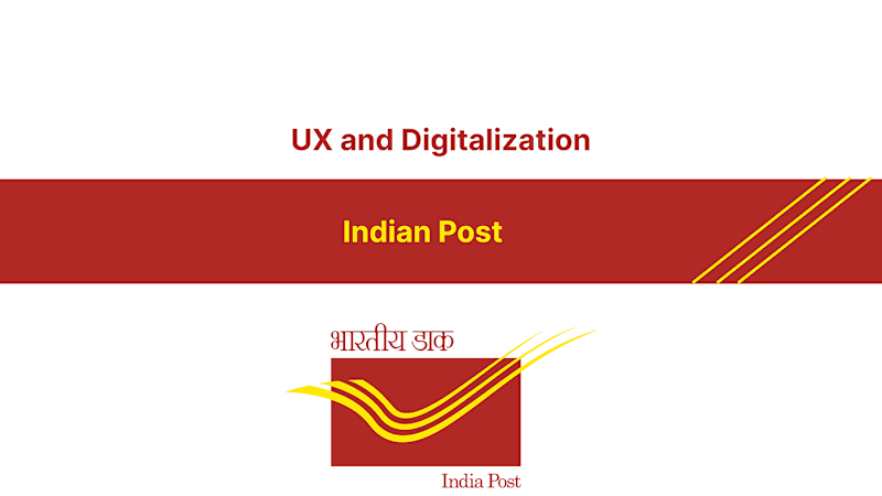 Cover image for Indian Post Problem Solving - UX & Digitalisation & :: Behance
