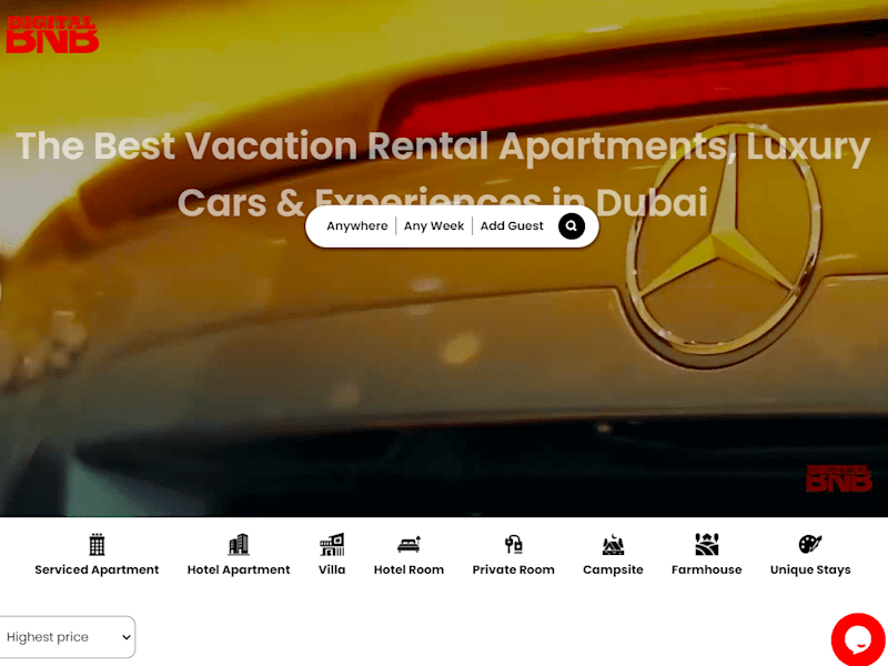 Cover image for Digital BNB - UAE