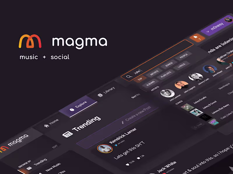 Cover image for Magma UI / UX