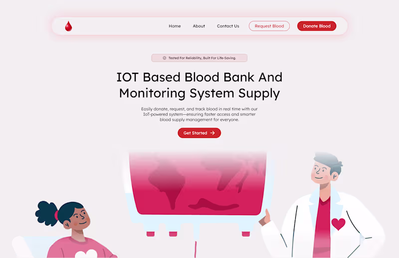 Cover image for Web-Based Blood Bank Request & Supply Platform