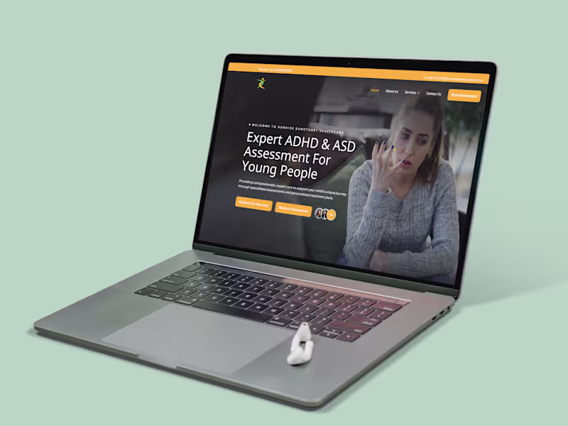 Cover image for Mental healthcare Company Website