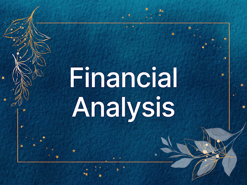 Cover image for Financial Analysis