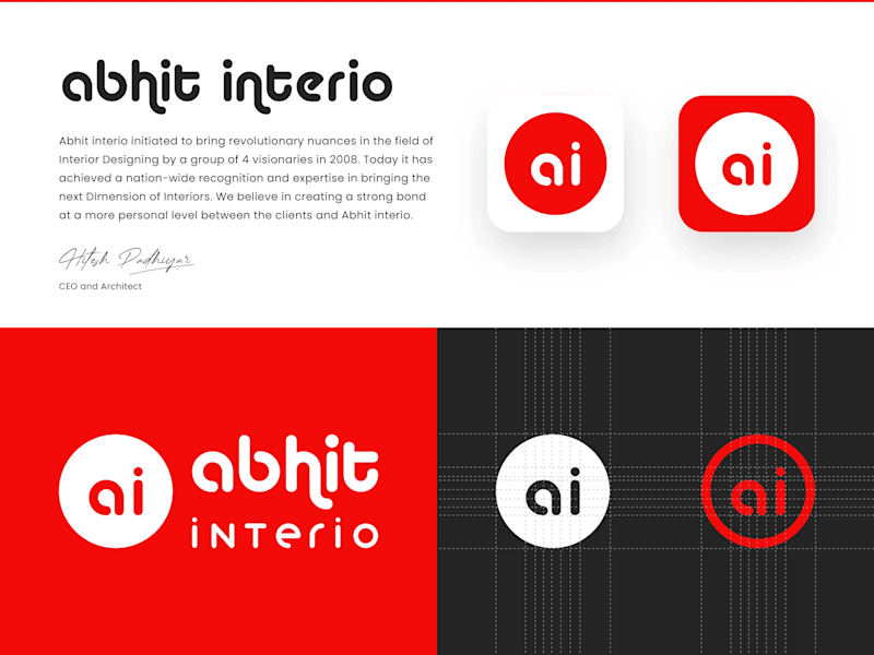 Cover image for Abhit Interio Logo Design