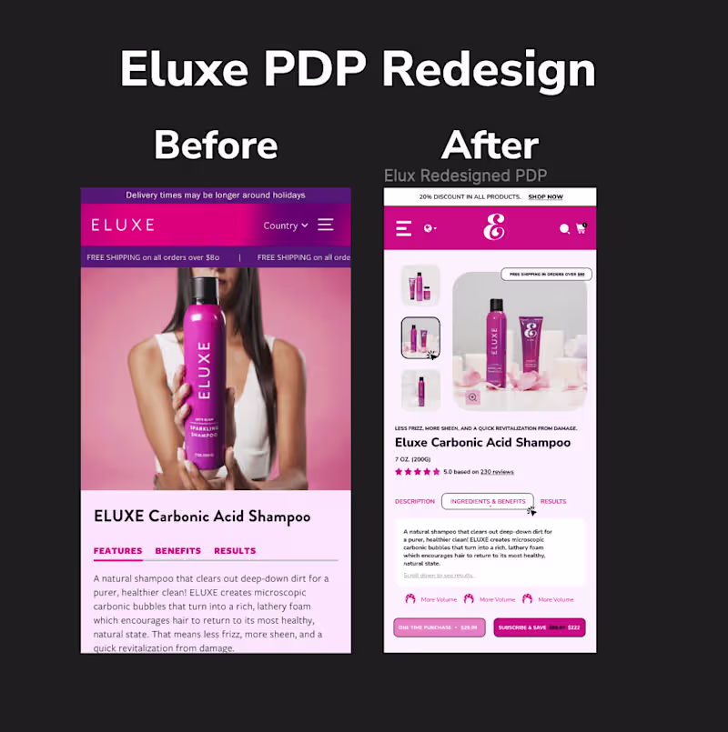 Cover image for Homepage and Product Page MockUps
