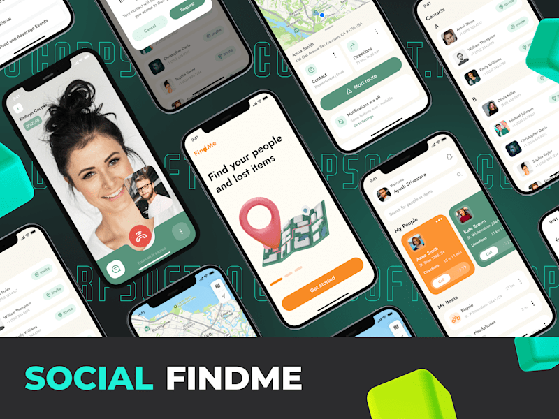 Cover image for Geotracker app with in-build messenger features development